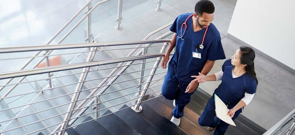Nurse practitioners in clinic