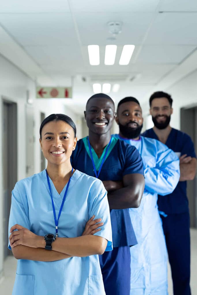 Nurses in hospital